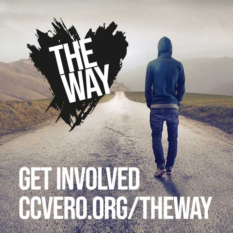 THE WAY is how CCC will use our steadfast focus on Jesus in more of what we do at Cornerstone. More outreach, more compassion, more mentoring, more leaning — more of what God is expecting of us, and the resources to get it done. visit ccvero.org/theway
