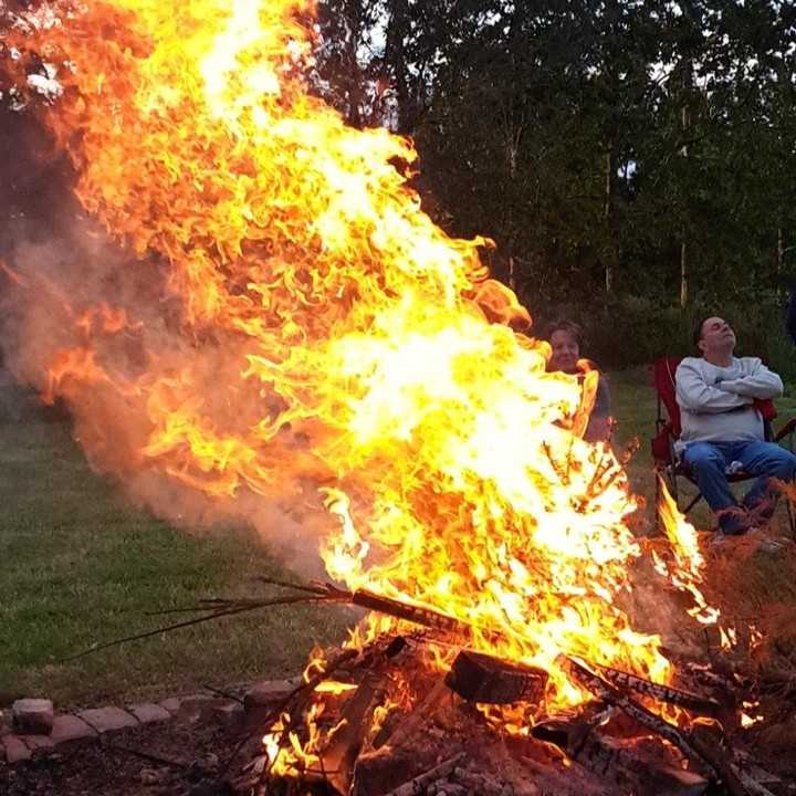 With crispy Christmas trees set ablaze, we can now proclaim the holidays to be officially over! A huge bonfire and great company provided all the warmth needed on a chilly night!