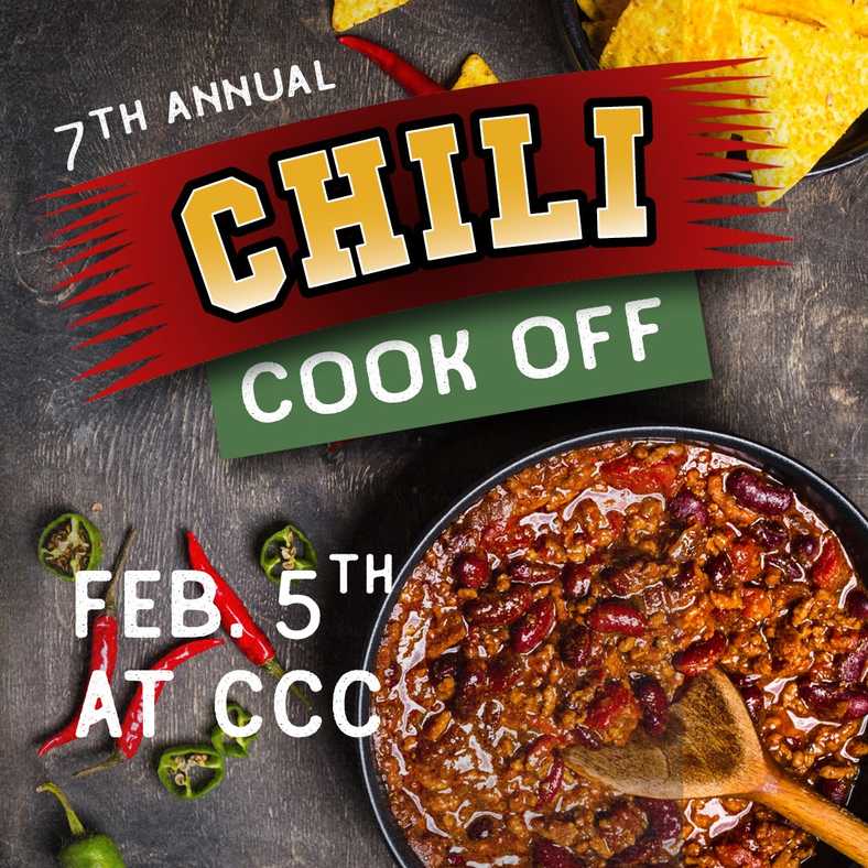 Join us this Sunday, Feb. 5th for our 7th annual Chili Cook Off! Food and fun starts right after the 10:00 am service. See you there!