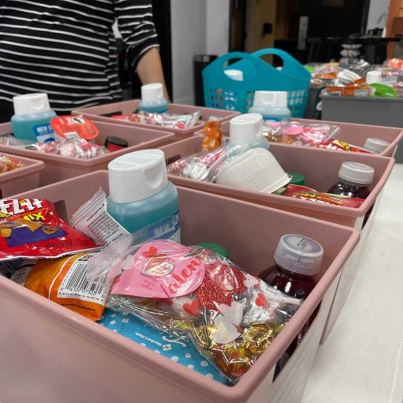 The ladies of Sisters Well assemble Blessing Baskets that deliver many blessings to the homebound and needy. From donations to delivery, thanks to all who make this wonderful ministry happen!
